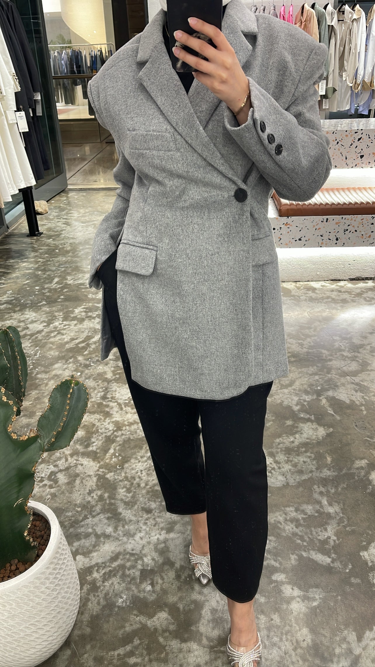 Winter woolen blazer